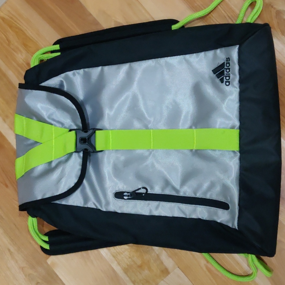 New Without Tag Adidas Drawstring Backpack With B… - image 1